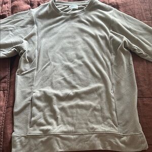 Ribbed Long Sleeve Warm Tee By Tommy John